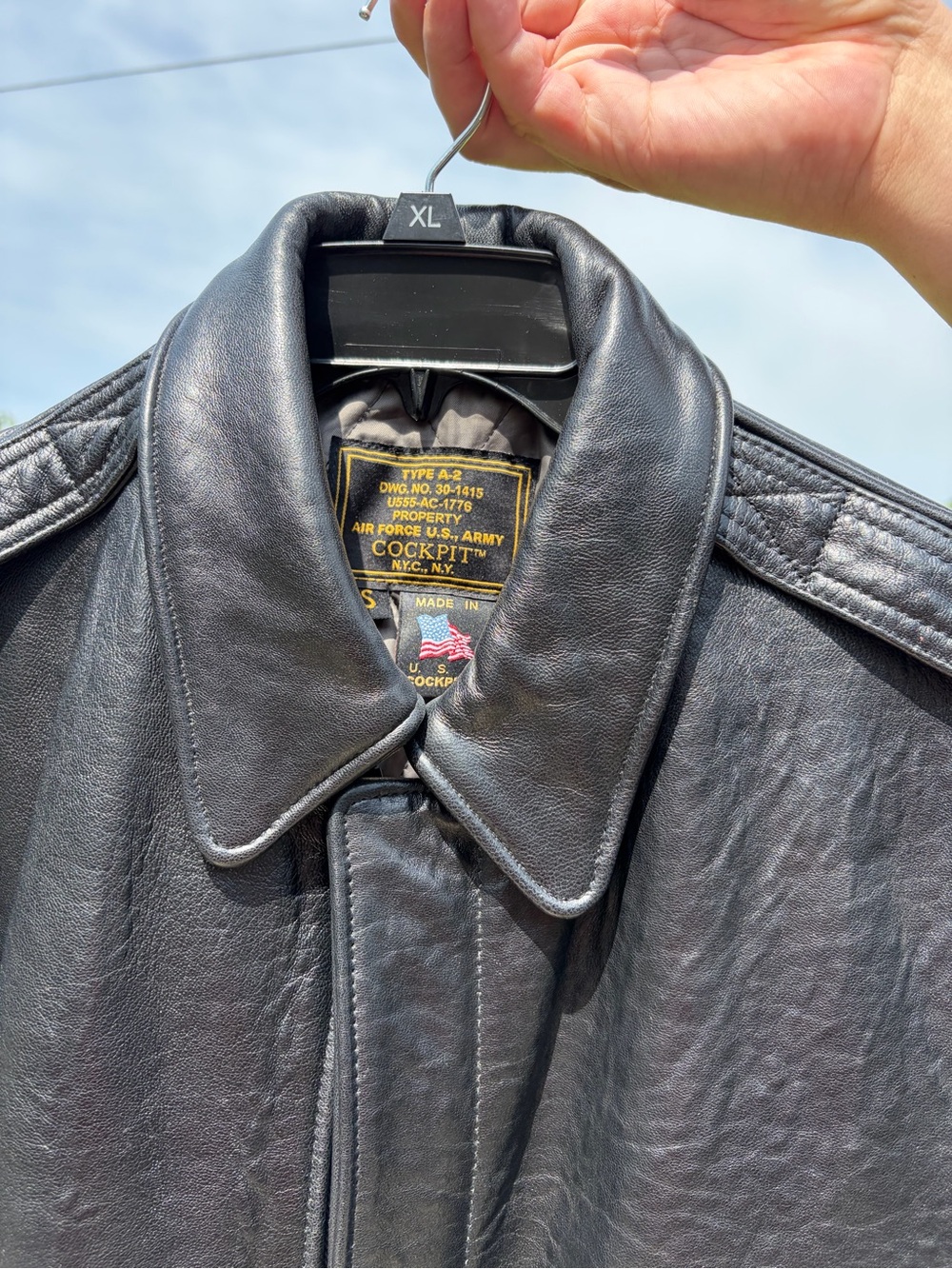 Type A-2 Flight Jacket , Cockpit Army Air Force, Size Small EXCELLENT pin Up - Picture 2 of 16
